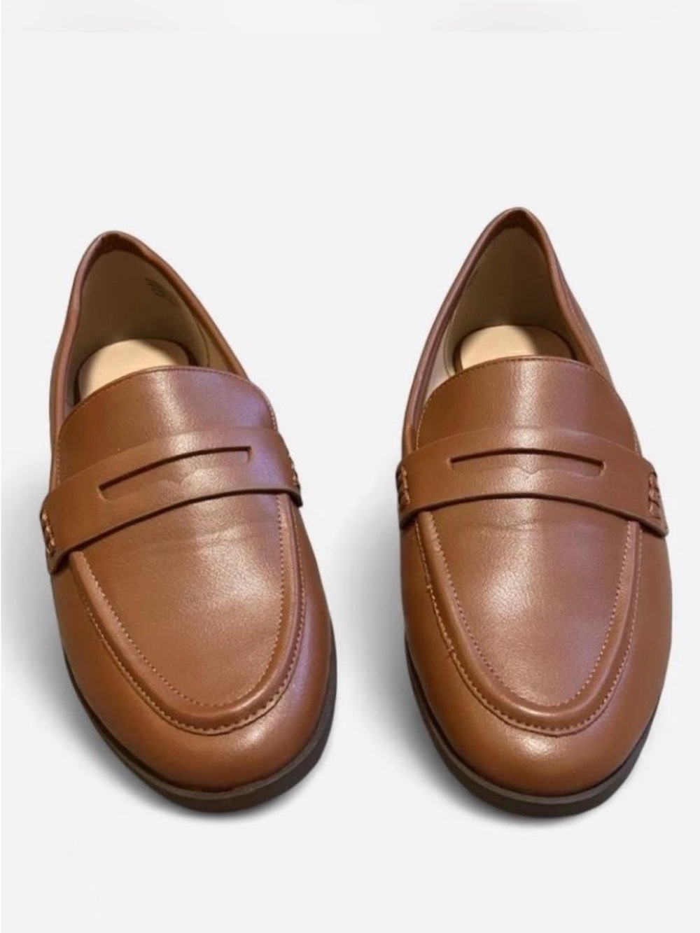 LOFT Classic Women’s Brown Penny Loafers Size 8 - Picture 2 of 7